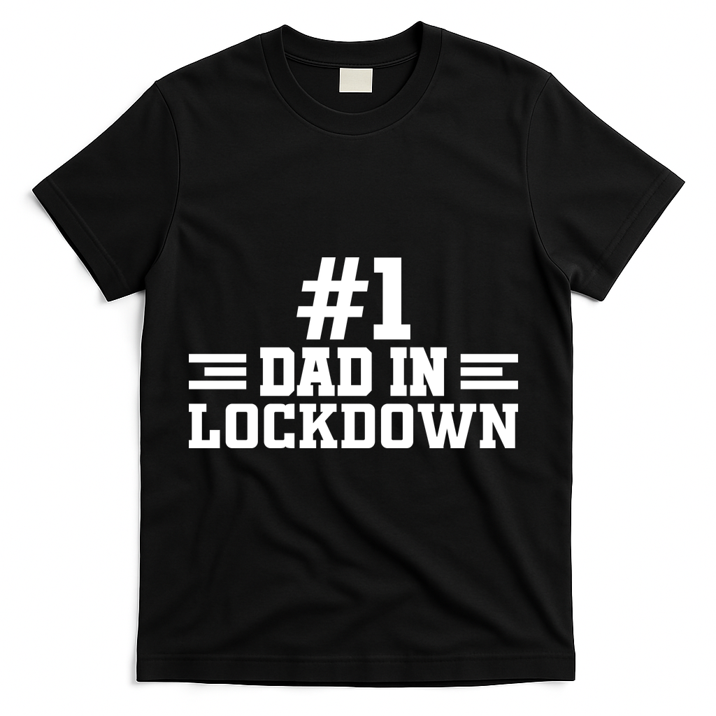 #1 Dad In Lockdown T-Shirt product image 1