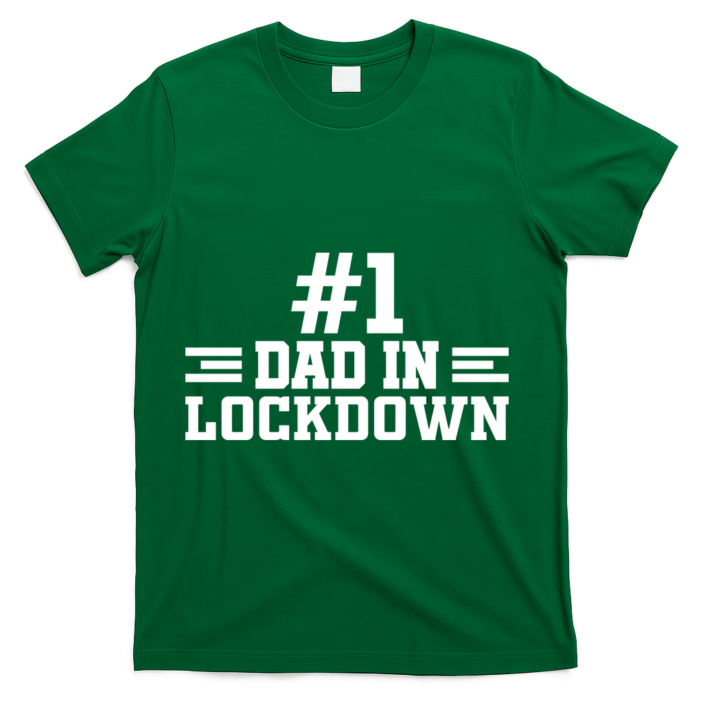 #1 Dad In Lockdown T-Shirt product image 4