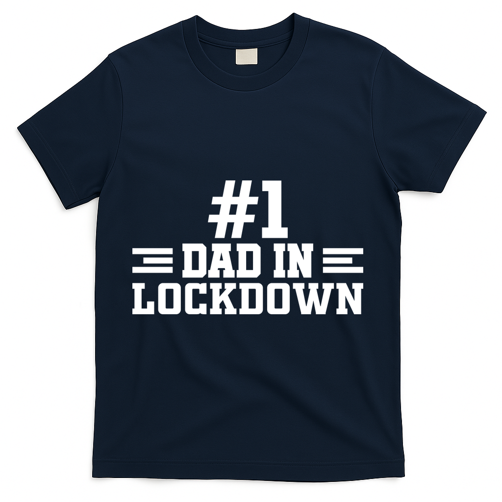 #1 Dad In Lockdown T-Shirt product image 3