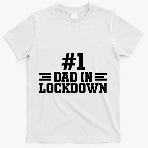 #1 Dad In Lockdown T-Shirt product image 2
