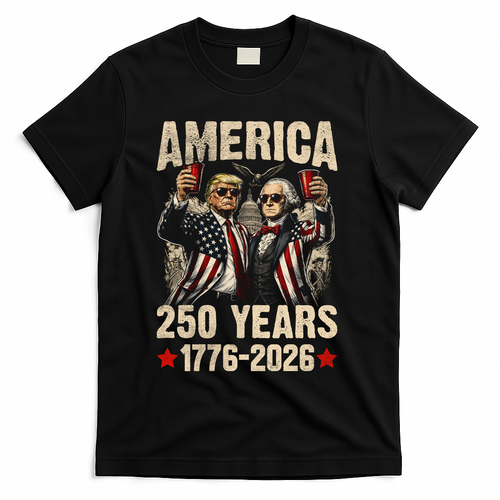 250 Years America 250th Anniversary Trump Washington T-Shirt product image 1