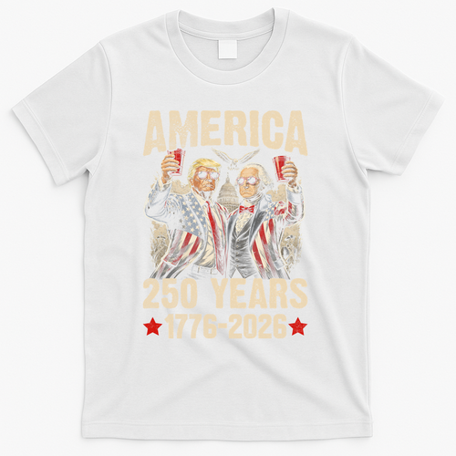 250 Years America 250th Anniversary Trump Washington T-Shirt product image 2
