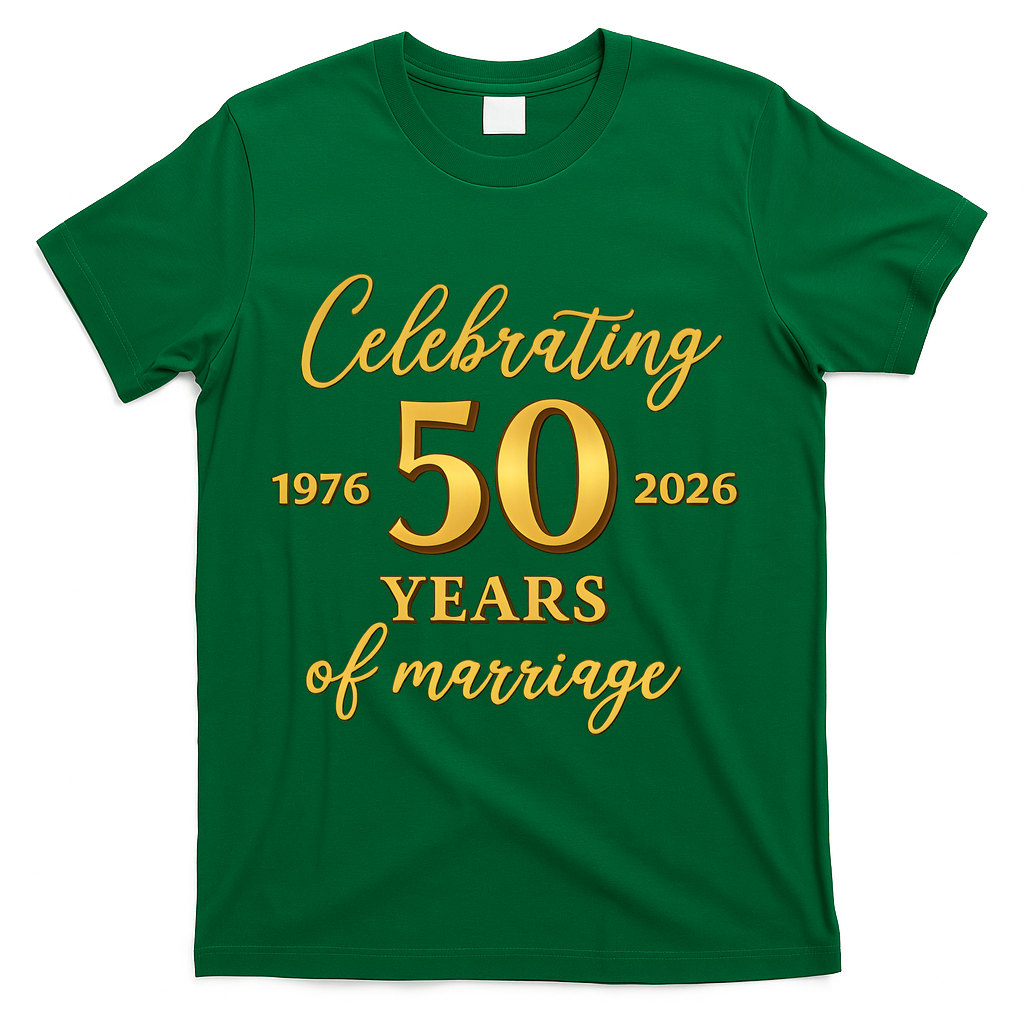 50 Years Of Marriage 1976-2026 50th Wedding Anniversary product image 4