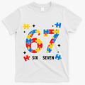 67 Autism Puzzle Six Seven T-Shirt product image 1