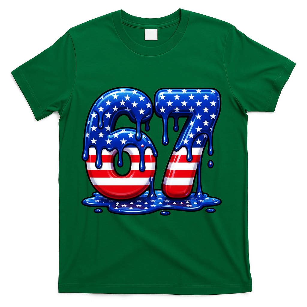 6-7 Meme USA Stars Patriotic 67 Six Seven 4th Of July product image 4