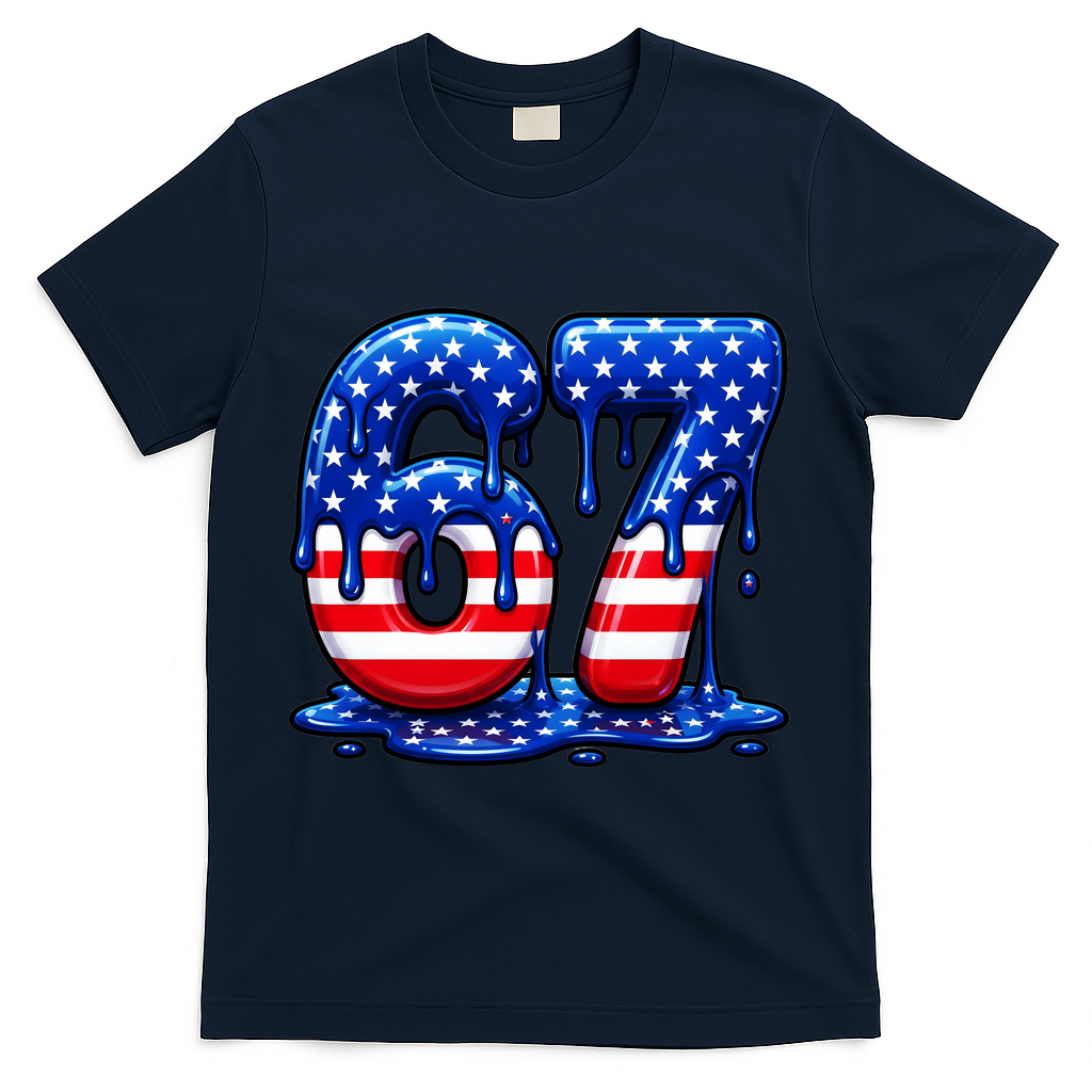6-7 Meme USA Stars Patriotic 67 Six Seven 4th Of July product image 3