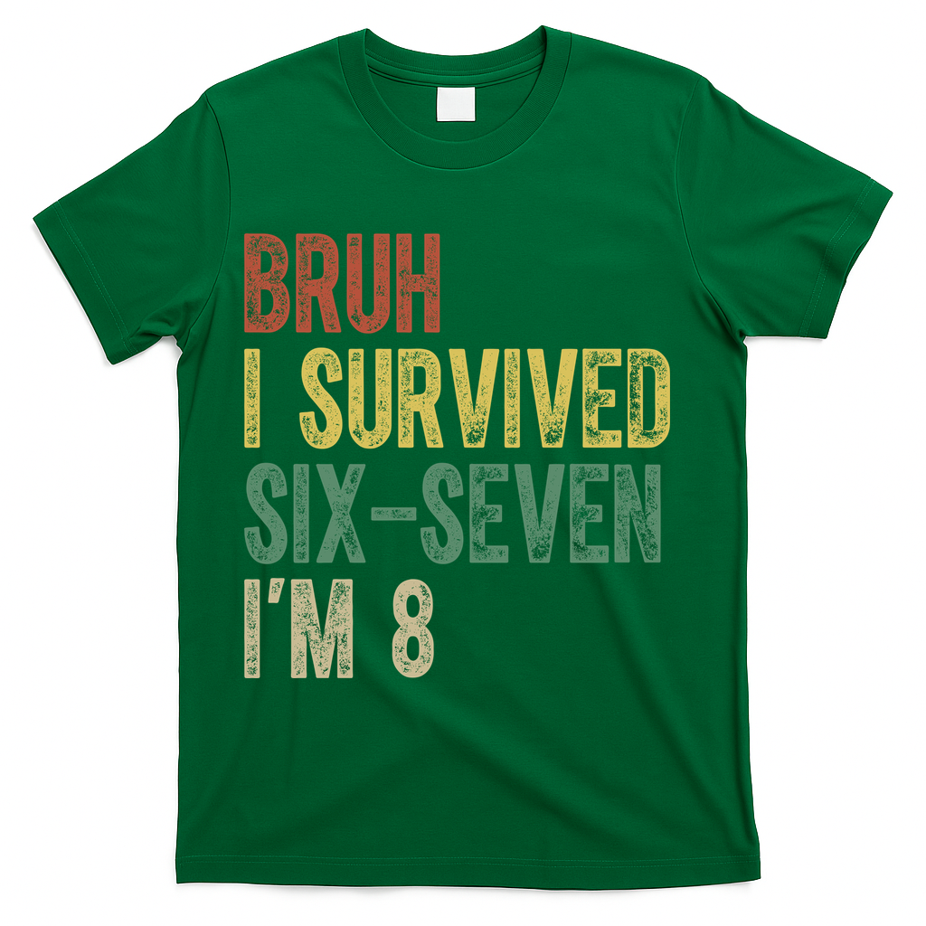 8th Birthday Outfit I`m 8 Year Old Six Seven Bruh 6-7 product image 4