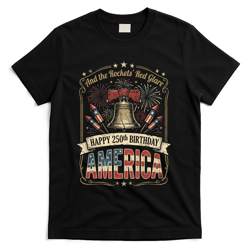America 250th Anniversary Birthday Vintage T-Shirt product image 2