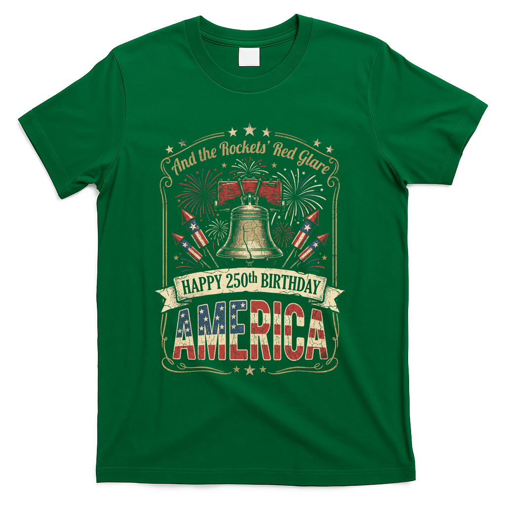 America 250th Anniversary Birthday Vintage T-Shirt product image 4