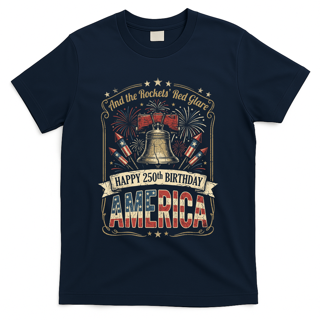 America 250th Anniversary Birthday Vintage T-Shirt product image 3