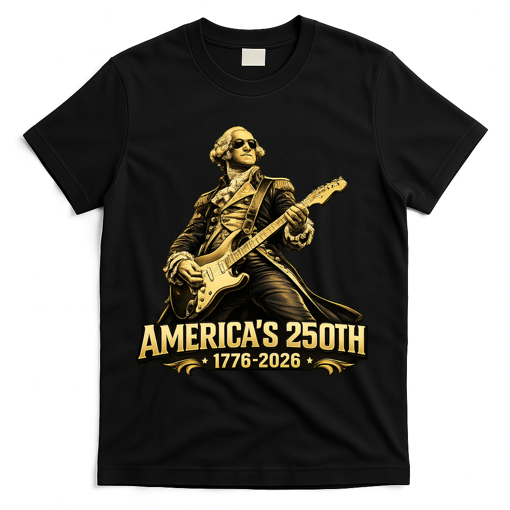 America's 250th Anniversary George Washington Rocker T-Shirt product image 1