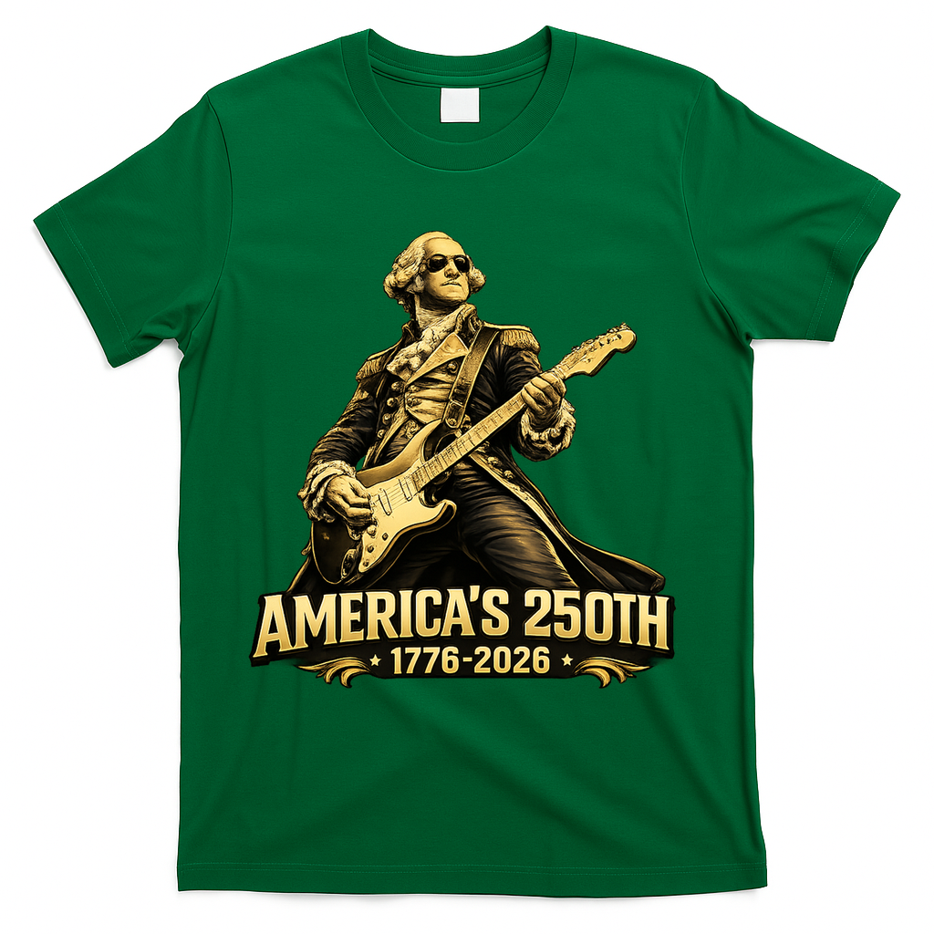 America's 250th Anniversary George Washington Rocker T-Shirt product image 4