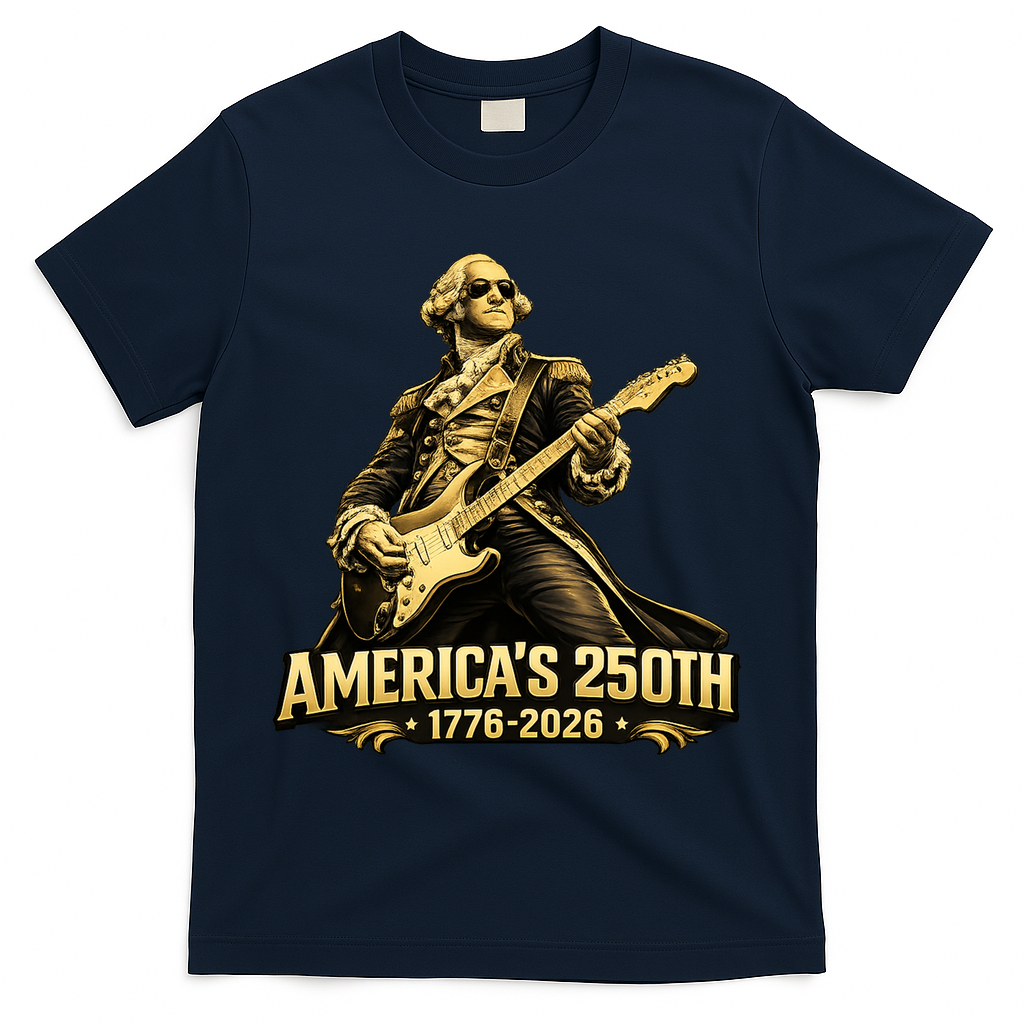 America's 250th Anniversary George Washington Rocker T-Shirt product image 3