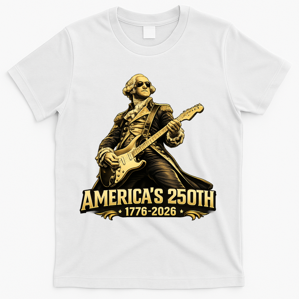 America's 250th Anniversary George Washington Rocker T-Shirt product image 2
