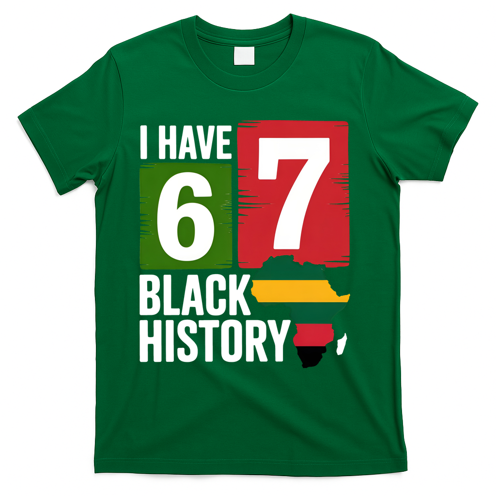 African American Pride I Have 67 Black History T-Shirt product image 4