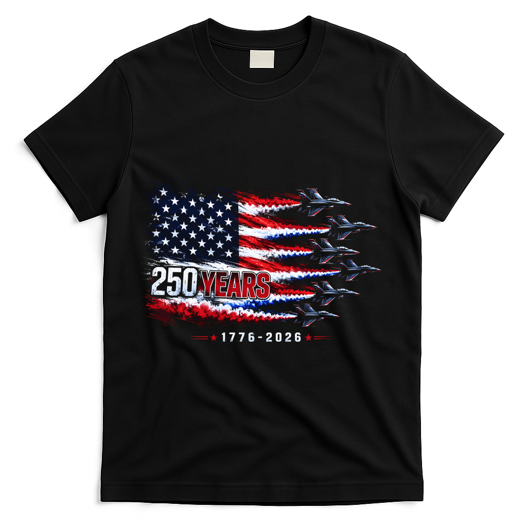 Air Force 250 Years USA Flag 250th Anniversary T-Shirt product image 1
