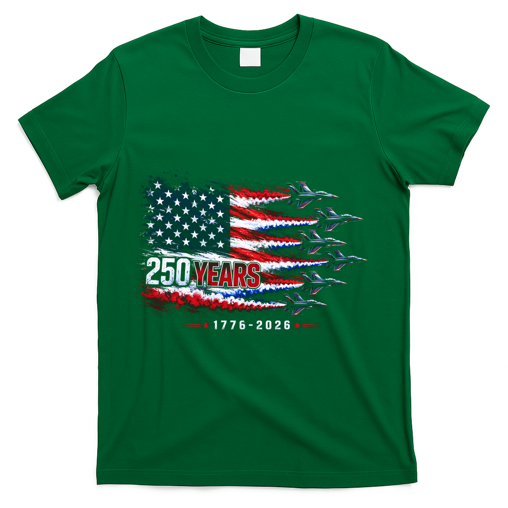 Air Force 250 Years USA Flag 250th Anniversary T-Shirt product image 4
