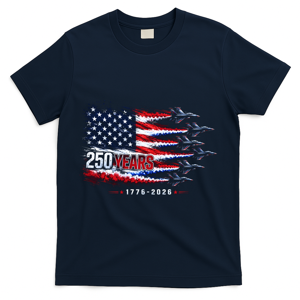 Air Force 250 Years USA Flag 250th Anniversary T-Shirt product image 3
