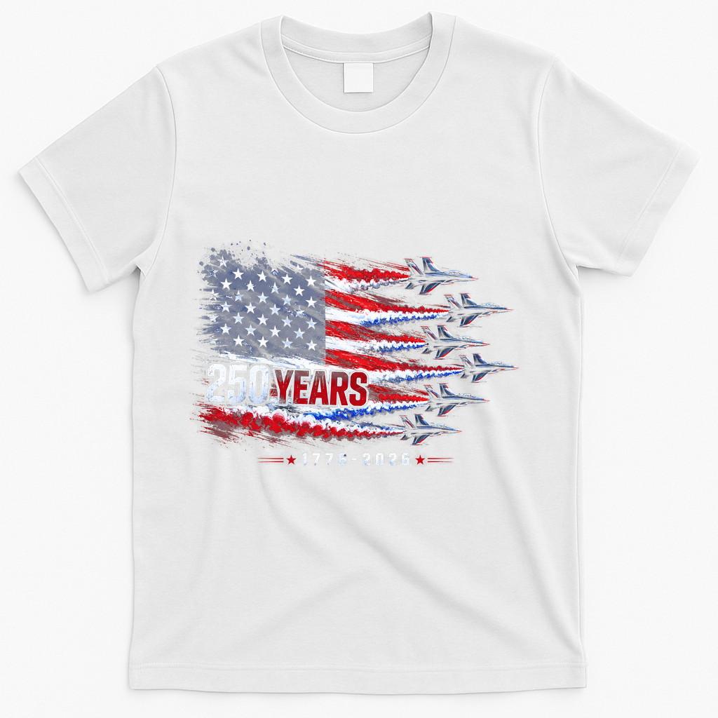 Air Force 250 Years USA Flag 250th Anniversary T-Shirt product image 2