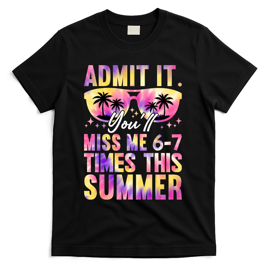 Admit It You'll Miss Me 6-7 Times This Summer T-Shirt product image 1