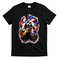 Abraham Lincoln Abe Playing Guitar T-Shirt product image 1