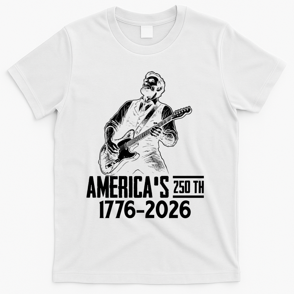 Abraham Lincoln Rcoks Guitar 4th July 250th Anniversary product image 1