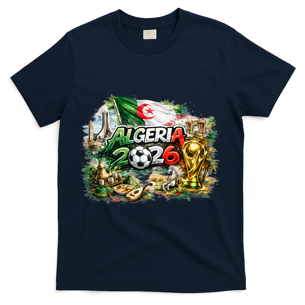 Algeria North America Soccer Tournament 2026 T-Shirt