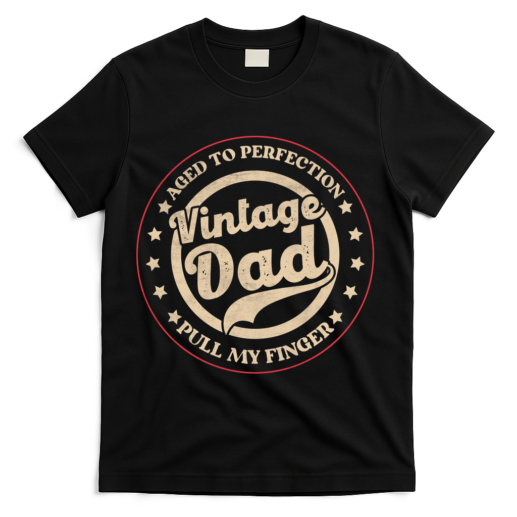 Aged To Perfection Vintage Dad Pull My Finger T-Shirt product image 1