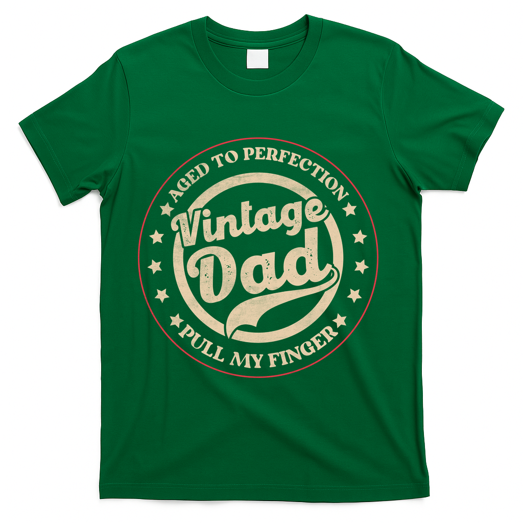 Aged To Perfection Vintage Dad Pull My Finger T-Shirt product image 4