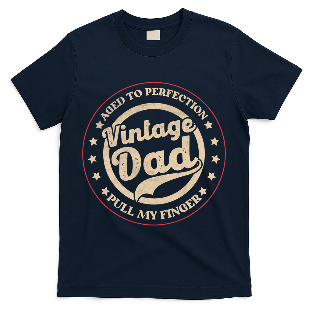 Aged To Perfection Vintage Dad Pull My Finger T-Shirt product image 3